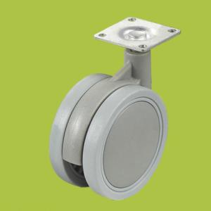 Wholesale China supplier double wheel casters swivel plate caster from china suppliers