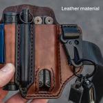 Wholesale Tactical Multi Tool Belt Leather Bag Holster Outdoor Camping Hunting