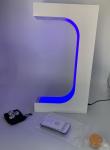 colorful led light magnetic levitation floating sneaker shoes display stand with