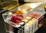 Clear Cosmetic Acrylic Display Box , Lipstick Acrylic Makeup Storage Turn Over