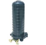 SGS ISO Black color MMP 190 x 410mm 96 single fiber Dome / Vertical Fiber Optic