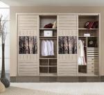 Residential Mdf Board Wardrobe , Particle Board Bedroom Furniture Cloth Cabinet