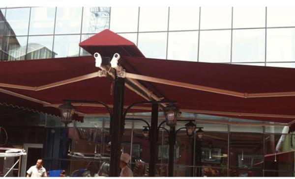 Aluminum Free Stand Double Side Awning, manufacturer wholesale