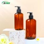 300ml 500ml Recycle Shampoo Bottles , PET Empty Shampoo Pump Bottles