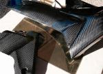 Interior Exterior Black 6D Carbon Fiber Car Vinyl Wrap Roll Air Release
