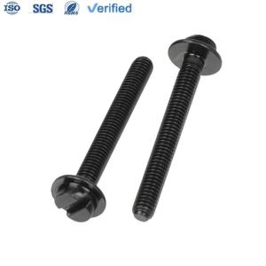 Wholesale Long Bolt Carbon Steel Black Zinc Slotted Non-Standard Flat Head With Intermediate from china suppliers