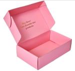 500pcs Youfu Colored Packaging Boxes Custom Logo Pink CDR PDF Pantone Color