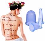Facial Silicone Vacuum Suction Cupping Therapy Sets Anti Cellulite 4Pcs