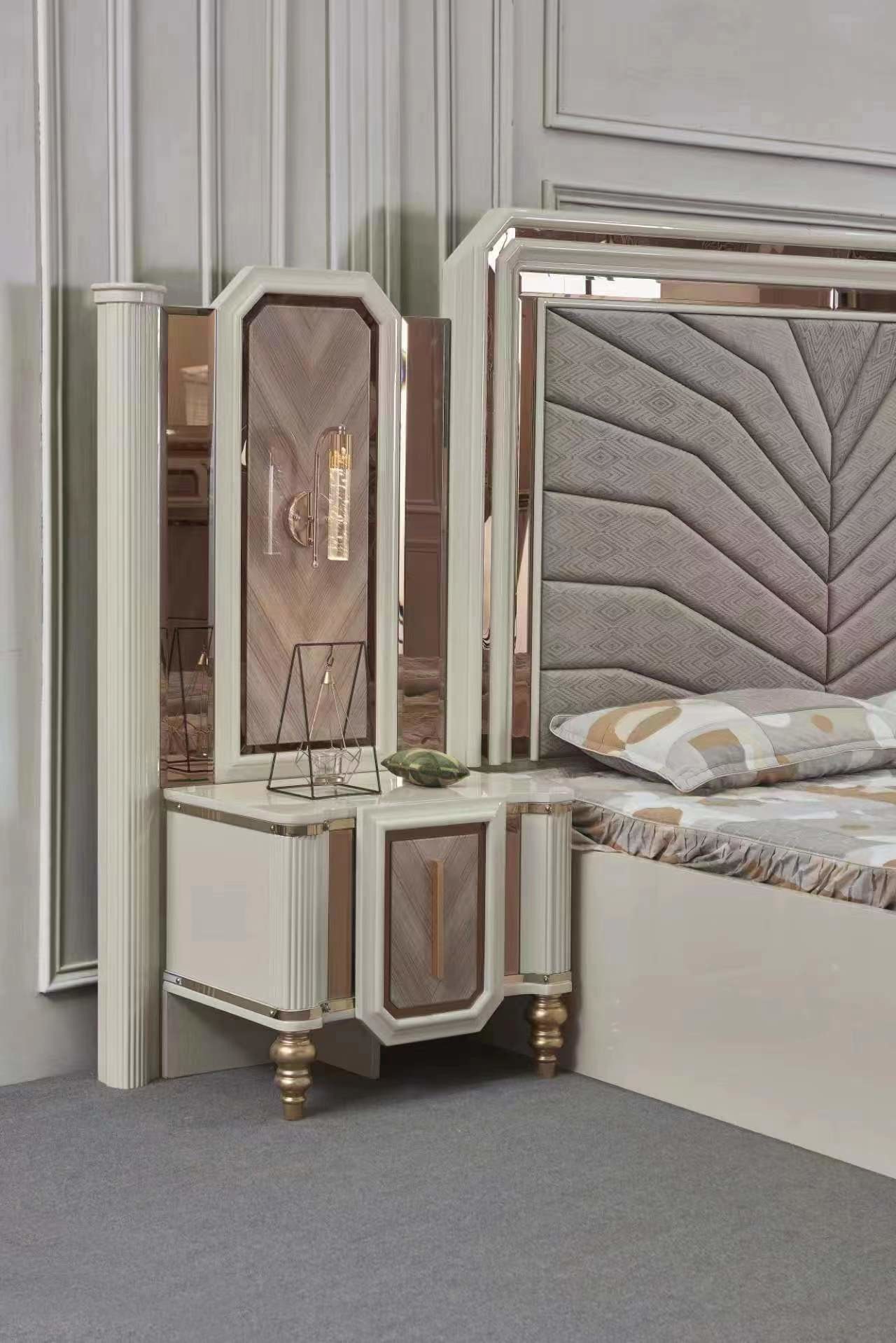 Ashley Little Decor Bedroom Sets Furniture Wood MDF PU Material Modern Design