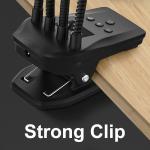 Full Spectrum 4 Head LED Clip Grow Light 96W Black For Indoor Room