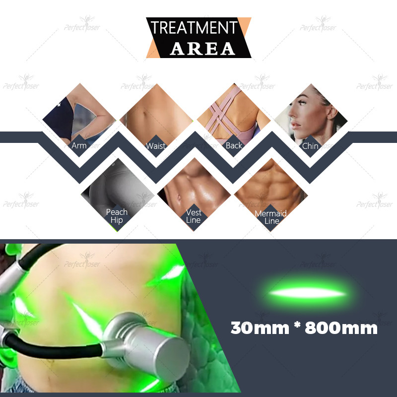 6D Lipolaser Slimming Machine 635nm Laser Cellulite Removal Body Contouring