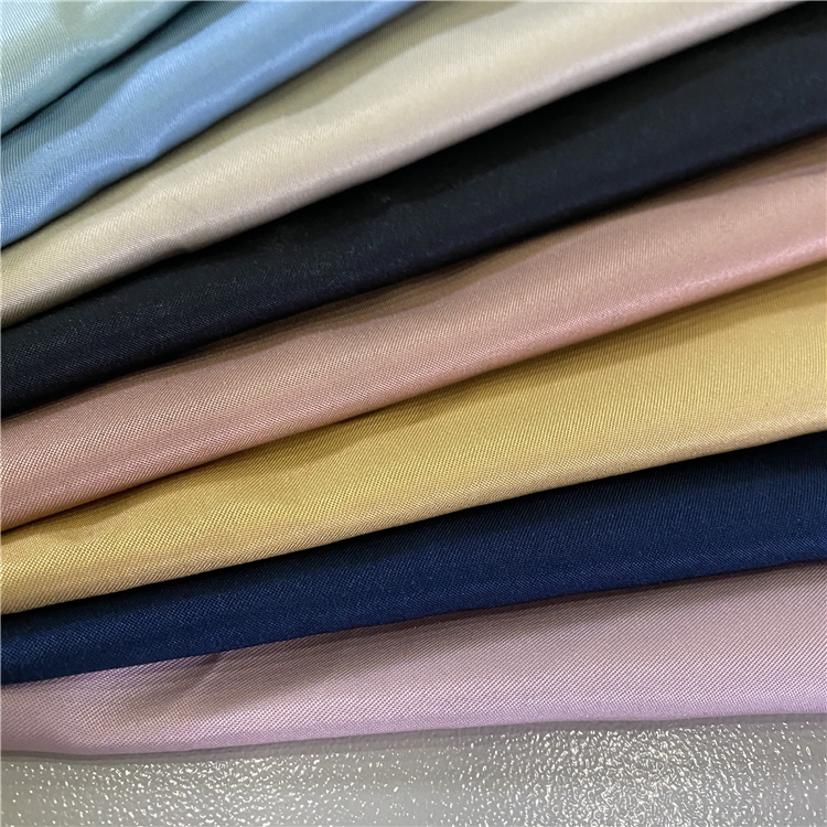 Polyester Microfiber Peach Skin Anti Bacterial Fabric For Beach Pants Summer Trousers