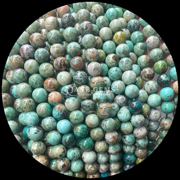 Natural Round Shape Various Types Turquoise Beads Strands for DIY Gift Jewelry