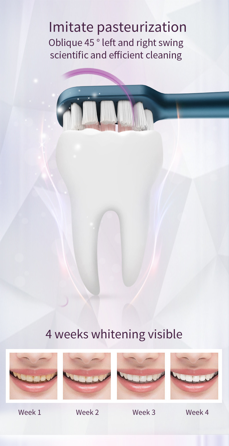 Competitive Price UV 360 Disinfection Cup Sonic Electric Toothbrush With IPX7 DuPont Brush Heads