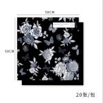 New butterfly flowering period flower wrapping paper, bouquet material,