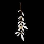Faceted Crystal Leaf Chandelier Easy Maintenance