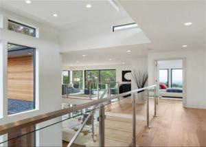 Wholesale Residential Balcony Stainless Steel And Glass Balcony Railings 1000mm Balustrade Height from china suppliers