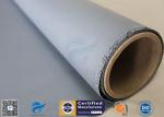 Welding Curtain / Fire Blanket 510g Gray Color 0.45mm Silicone Coated Fiberglass