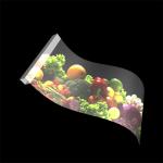 Flexible Transparent Indoor Advertising Decoration LED Transparent Screen XH-JHP