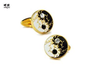 Wholesale Promotional Items Jewellery Custom Mens Cufflinks With Diamonds from china suppliers
