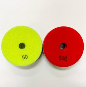 China Flexible Wet Diamond 3 Step Polishing Pads Quartz Marble Granite on sale