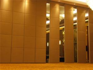 Wholesale Office Acoustic Room Dividers , Melamine Surface Sliding Movable Partition Wall from china suppliers
