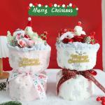 Plush Doll Christmas Bouquet Dried Flowers and Multiple Color for Girlfriend's