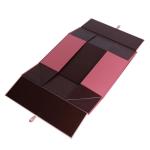 High Quality Custom Printed Pink Color Rigid Cardboard Magnetic Foldable Paper