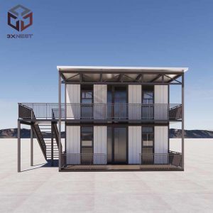 Wholesale Expandable Flat Pack Folding House Container Homes Double Layer from china suppliers