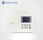 Portable 3.5 Inch Multi Channel ECG Machine With Diagnosis Light Weight