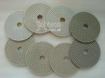 Various Color Granite Marble Diamond Polishing Pads Fast Speed