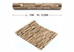 Removable PVC 3D Brick Effect Wallpaper / Brick Effect Wall Coverings ,