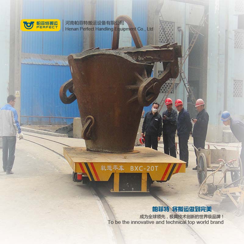 motorized ladle rail transfer car