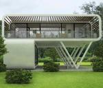 20/40 Ft Prefab Apple House Garden Living Container Home With Outdoor Glass