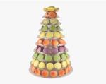 Clear Plastic 10 Tier Macaron Stand 62cm Macaron Wedding Display