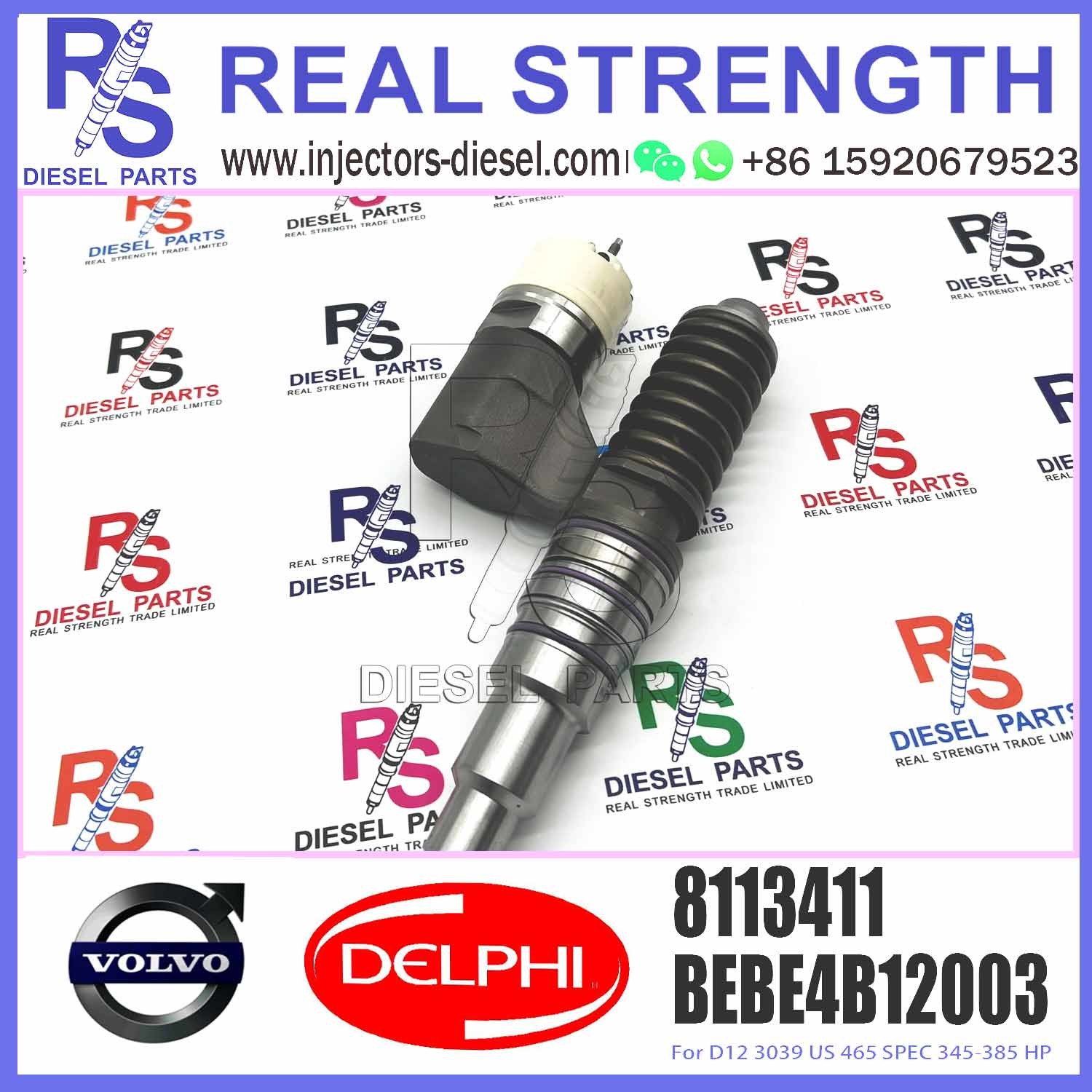 3155040 8113092 1677154 1547287 3964404 ELIC Engine Common Rail Fuel Injector 3964820 8170966 8113411 3169521 33800-8400