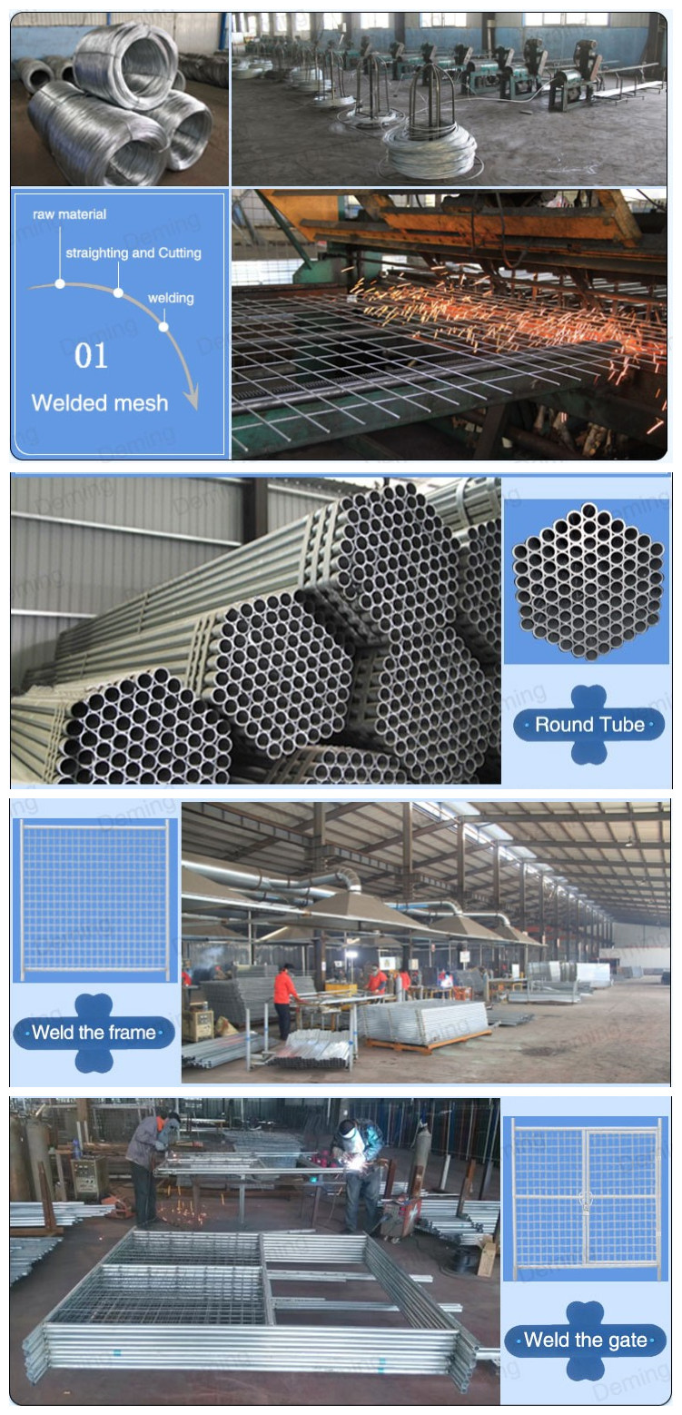 China Factory Removable  Australia Temporary Fence Panels