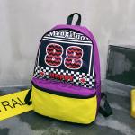 New nylon letter printed backpack fashion trend in summer in Europe and America