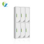 6 Door Thickness 0.6mm Steel Office Lockers Wardrobe School