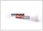 4 Flute AlTiN Coating HRC50 Roughing End Mill 0.6 - 0.8 Um Grain Size Carbide