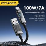 7A Max 100W USB A To C Type C Charging Cable ESSAGER ES-X58 Series