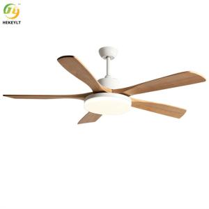 Wholesale 50W LED Smart Ceiling Fan Light 4 Wood Blades With Remote Control from china suppliers