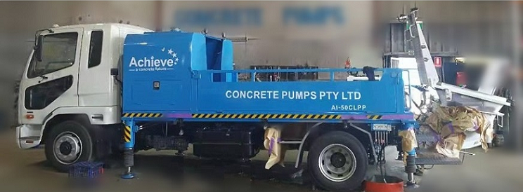 PTO Driven Truck Mounted Concrete Line Pump AI-50CLPP 40M³/H For Australia