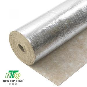 Wholesale Green Hardwood Flooring Underlayment 2mm Silver Film Rubber Acoustic Underlay from china suppliers