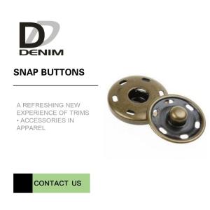 Wholesale Brass Custom On Snap Buttons For Overcoat Down Jacket / Cotton - Padded Clothes from china suppliers
