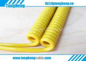 Wholesale High Temperature Resistant Dupont TPE-E Insulated Customized Curly Cable from china suppliers