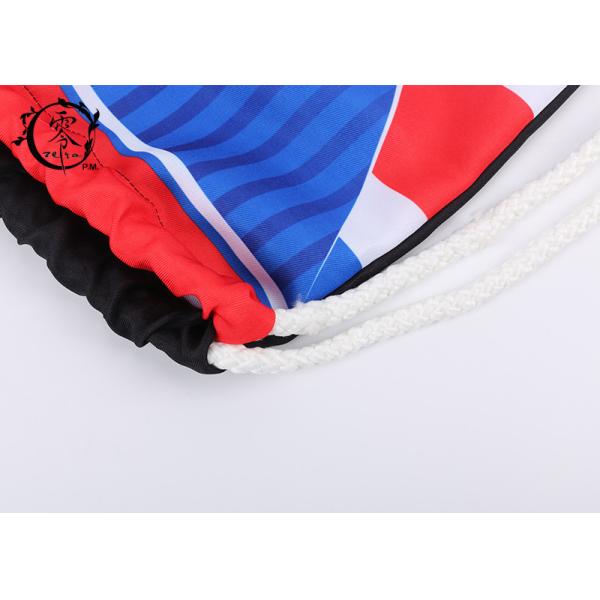 World Cup Cotton Rope Colored Drawstring Bags FIFA Polyester Large Size