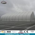 Large Aluminum Frame TFS Curved Tents Outdoor Warehouse Tent 75kg/Sqm