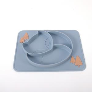 Wholesale Microwave Safe Silicone Plates Baby Spoon BPA Free Non-Toxic Soft For Babies from china suppliers