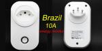 Tuya WIFI Smart Socket Smart Plug EU UK Swit AU BR FR JP Israel Ita ZA Plug 10A